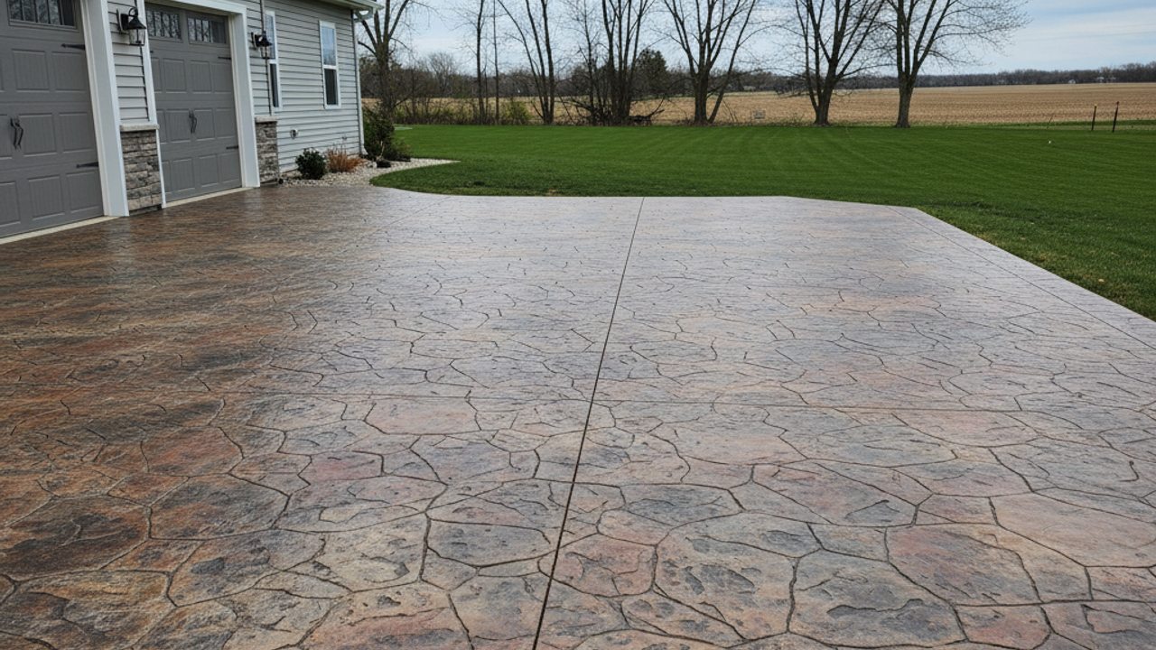 Concrete Driveways completed by Classic Concrete Solutions in La Crosse, WI
