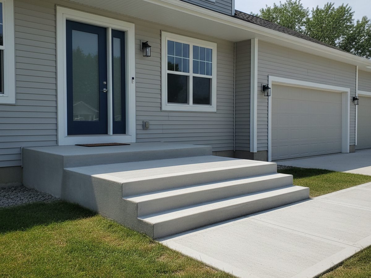 Garage Slabs & Floors completed by Classic Concrete Solutions in Tomah, WI